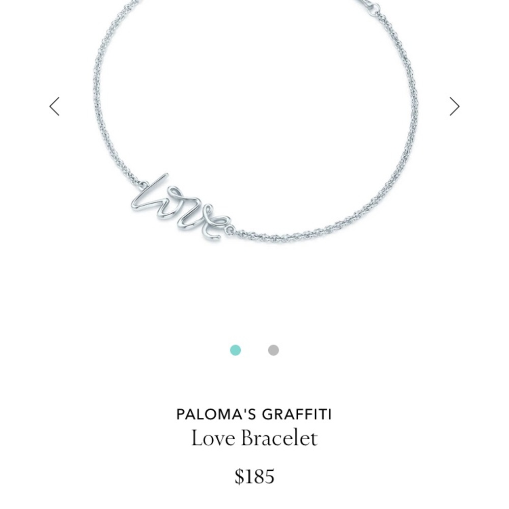 Authentic Tiffany and Co Love Bracelet